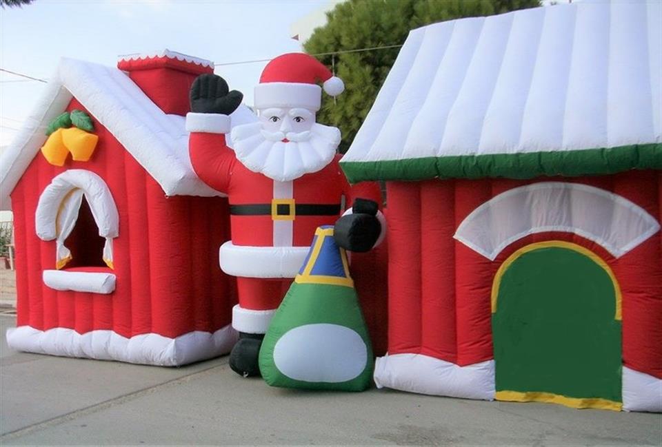 Double Inflatable Christmas house (Χ.11)