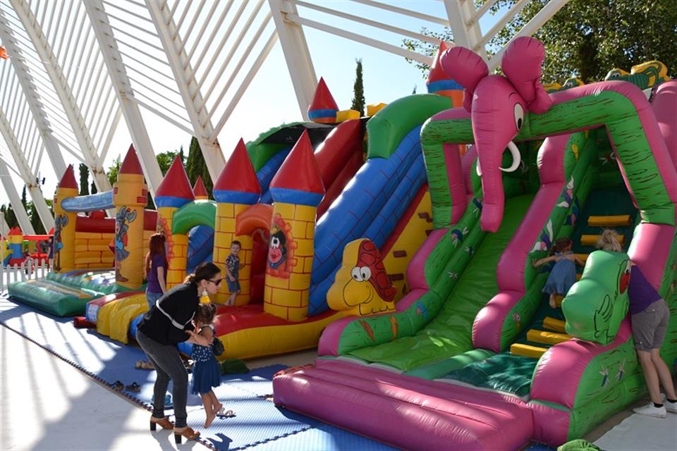 Elephant slide outdoor event by airgame